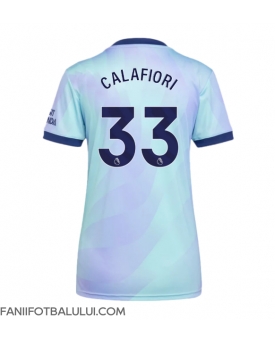 Arsenal Riccardo Calafiori #33 Tricou Fotbal Replică 2024-25 Femei Treilea